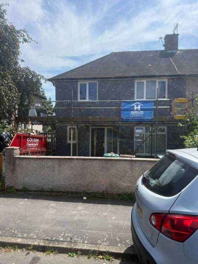 Clifton insulation and render project image 1 by Hardy and Sons
