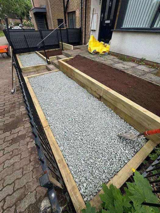 Garden works project by Hardy and Sons
