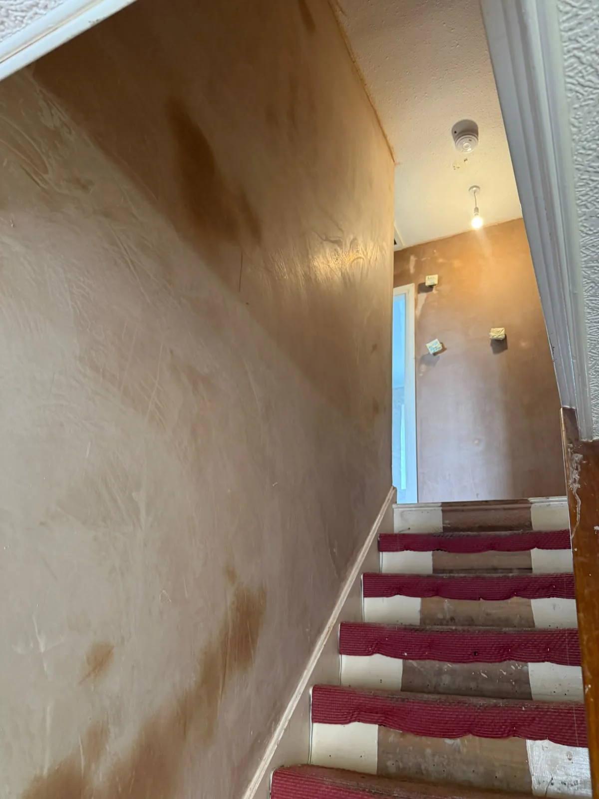 Staircase and hallway re-skim project by Hardy and Sons, image 1