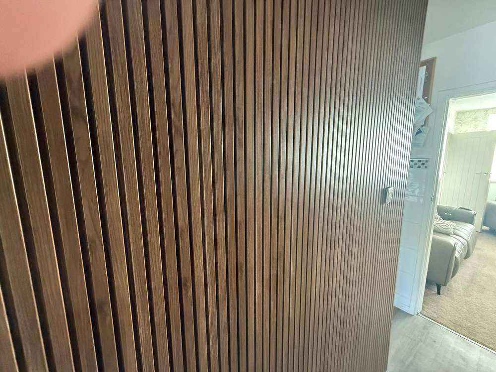 Close up of decorative wall panelling by Hardy and Sons
